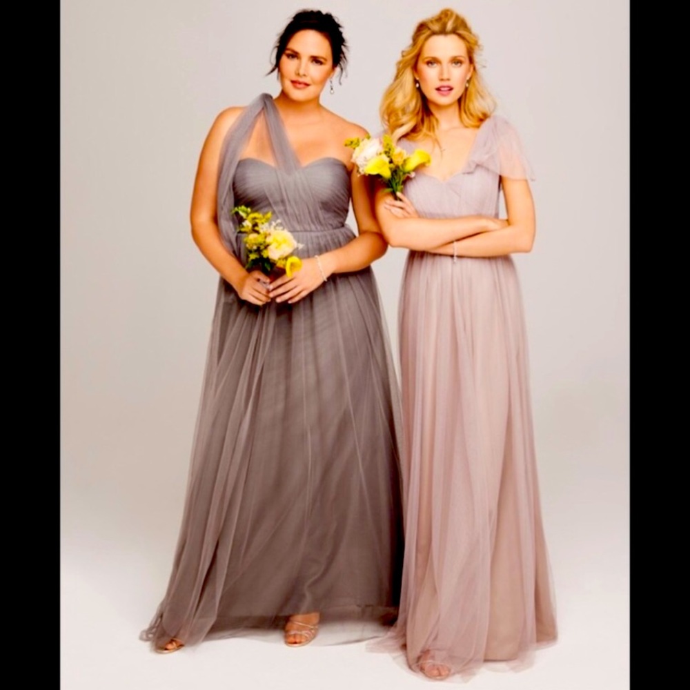 Jenny Yoo Anabelle tulle hydrangea convertible NWT